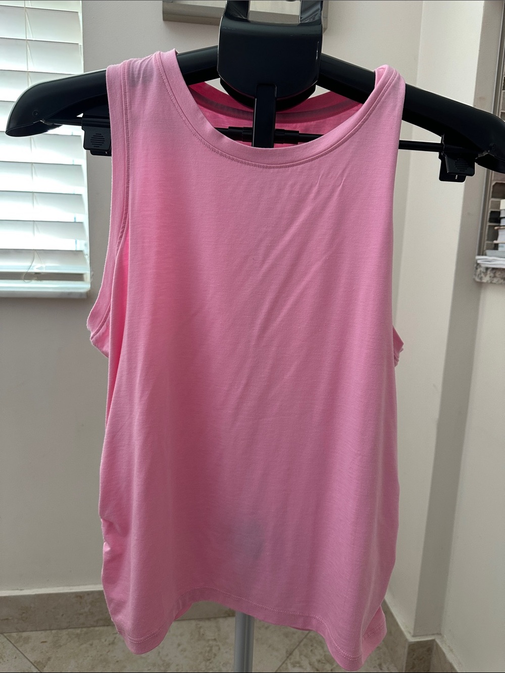 Lilly Pulitzer Luxletic Relaxed Fit Muscle Tank Bubblegum Pink